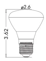PAR30 LED Light Bulb Graphic- Viribright