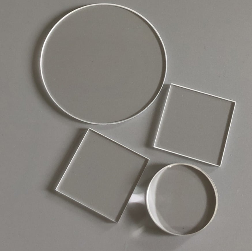 optical quartz glass samples