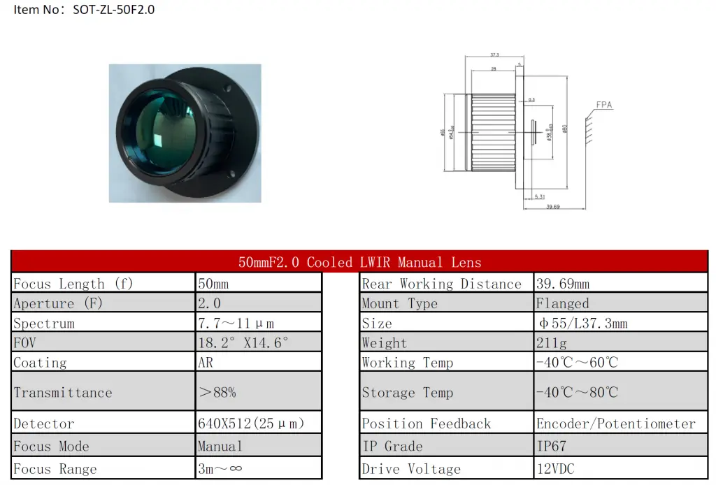 cooled LWIR Lens-1