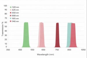 laser ranging filter transmission curve