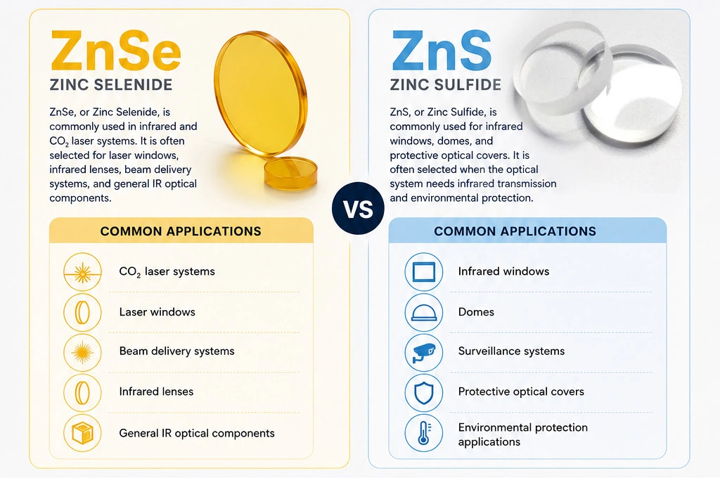 ZnSe and ZnS